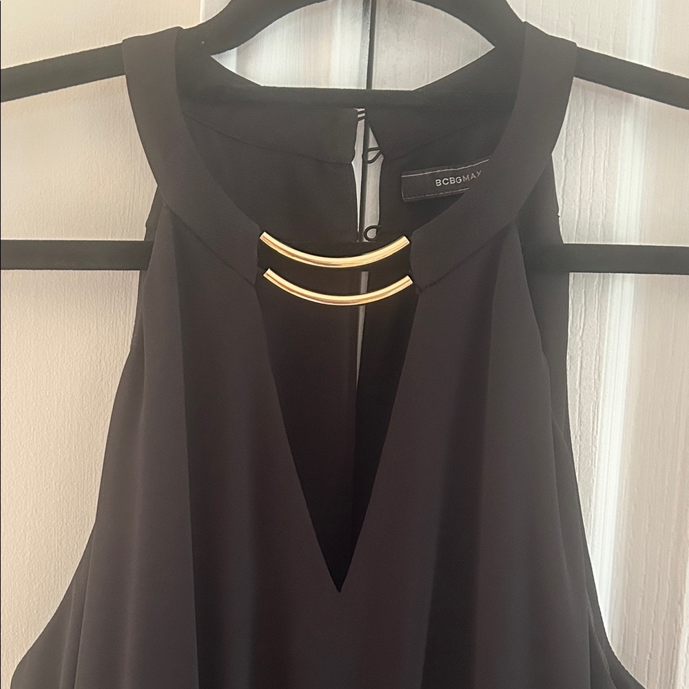 BCBGMaxAzria Black Backless Dress - Picture 7 of 8